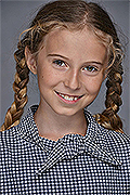 model Efremenko Alina   
Year of birth 2009   
Eyes color: grey-blue   
Hair color: light brown