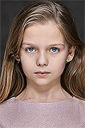 model Gerasimova Anastasia   
Year of birth 2009   
Eyes color: grey-blue   
Hair color: light brown