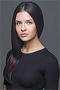 model Palamarchuk Olga   
Year of birth 1996   
Height: 168   
Eyes color: grey   
Hair color: black