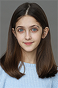 model Vostretsova Sandra   
Year of birth 2010   
Eyes color: blue   
Hair color: light brown