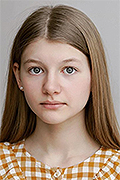 model Bugulova Elizaveta   
Year of birth 2010   
Eyes color: grey-blue   
Hair color: light brown