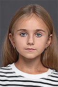 model Tryakina Ekaterina   
Year of birth 2013   
Eyes color: blue   
Hair color: light brown