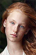 model Timonenkova Stasya   
Year of birth 2008   
Eyes color: blue   
Hair color: red