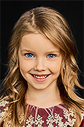 model Vedenyapina Eva   
Year of birth 2017   
Eyes color: blue   
Hair color: light brown