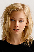 model Karaban Anna   
Year of birth 2009   
Eyes color: grey-blue   
Hair color: light brown
