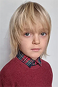 model Nechiporenko Petr   
Year of birth 2016   
Eyes color: blue   
Hair color: blond