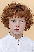 model Udenko Maksim   
Year of birth 2013   
Eyes color: grey-blue   
Hair color: red
