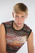 model Maximov Anton   
Year of birth 1995   
Eyes color: grey-blue   
Hair color: blonde